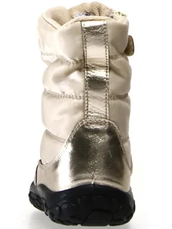 Winterboots "Poznurr" in Creme/ Gold