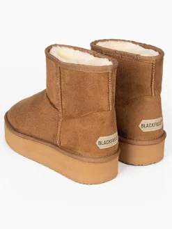 Winterboots "Princesse" in Hellbraun