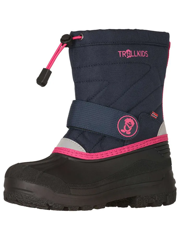 Winterboots "Telemark Winter Boots PRO" in Dunkelblau/ Pink