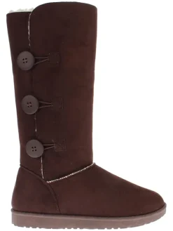 Winterstiefel "Flocon" in Dunkelbraun