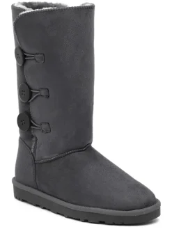 Winterstiefel "Flora" in Anthrazit