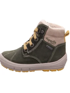 Winterstiefel GROOVY in Grün/Beige