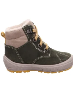 Winterstiefel GROOVY in Grün/Beige