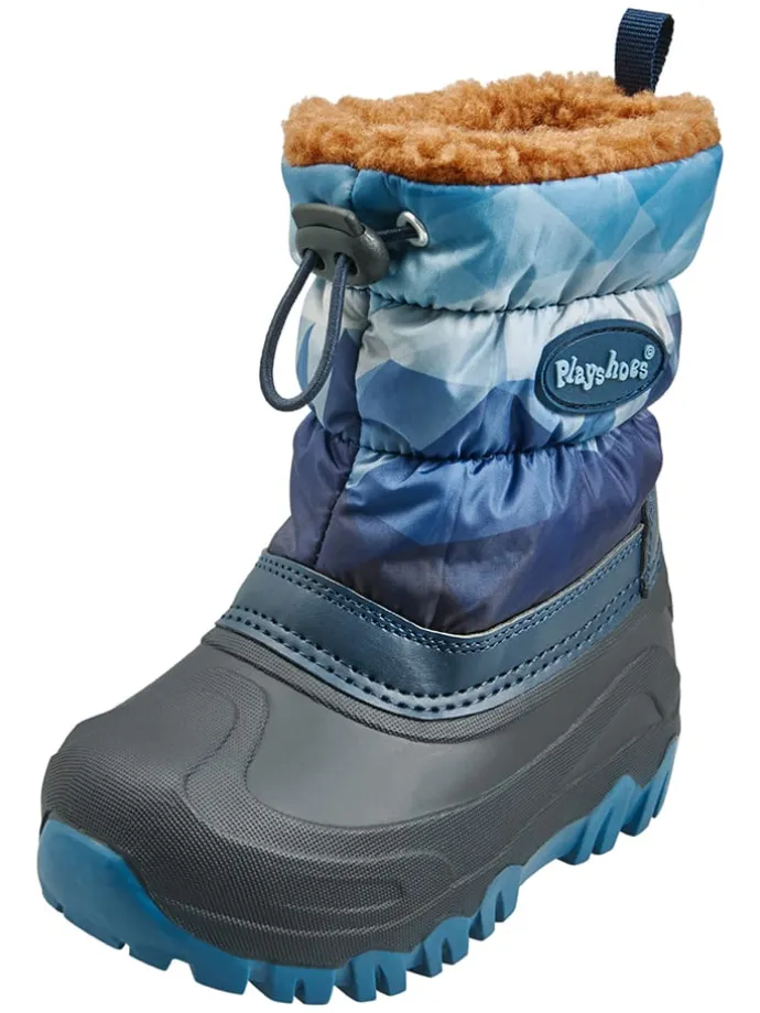 Winterstiefel in Blau