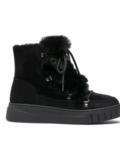 Winterstiefel in Schwarz