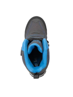 Winterstiefel in Schwarz/ Blau