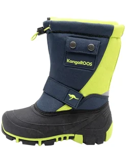 Winterstiefel "Kanga-Bean II" in Dunkelblau/ Grün