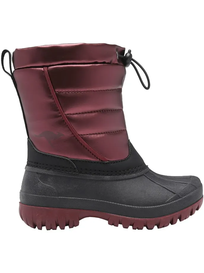 Winterstiefel "K-Ben" in Dunkelrot/ Schwarz