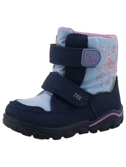 Winterstiefel "Kijana" in Dunkelblau/ Hellblau