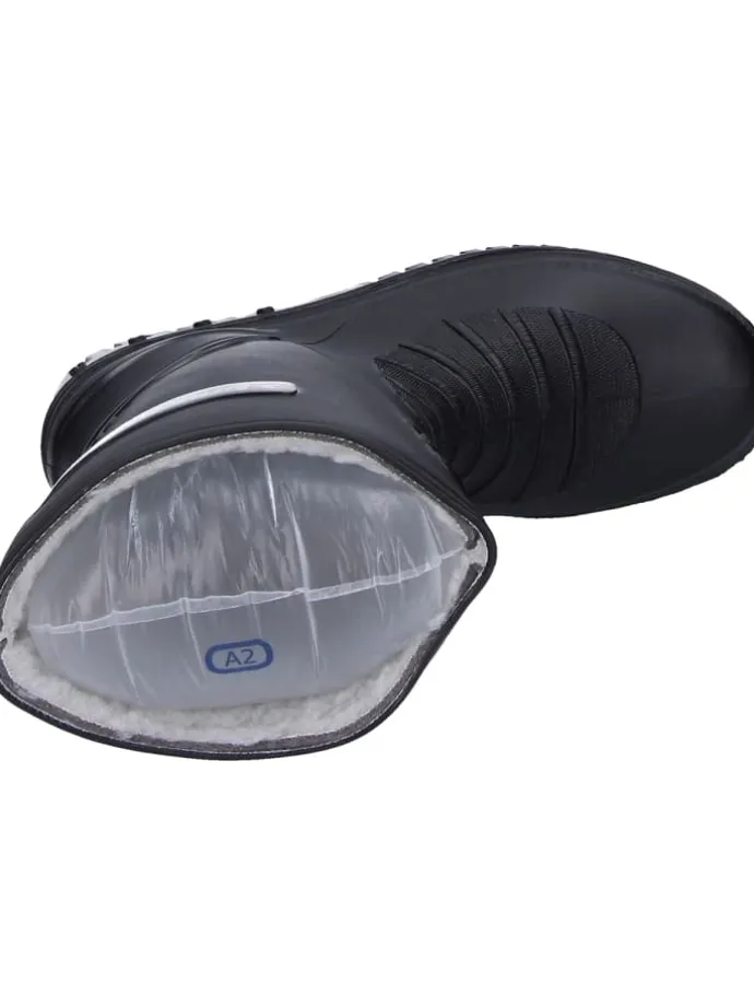 Winterstiefel kurz in schwarz