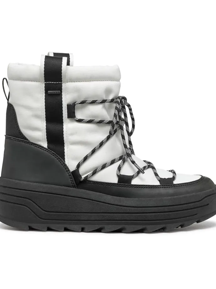 Winterstiefel "Milleiny" in Weiß/ Schwarz