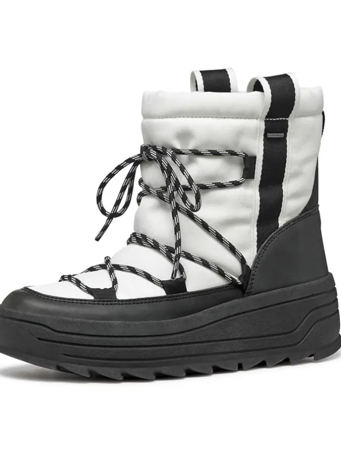 Winterstiefel "Milleiny" in Weiß/ Schwarz