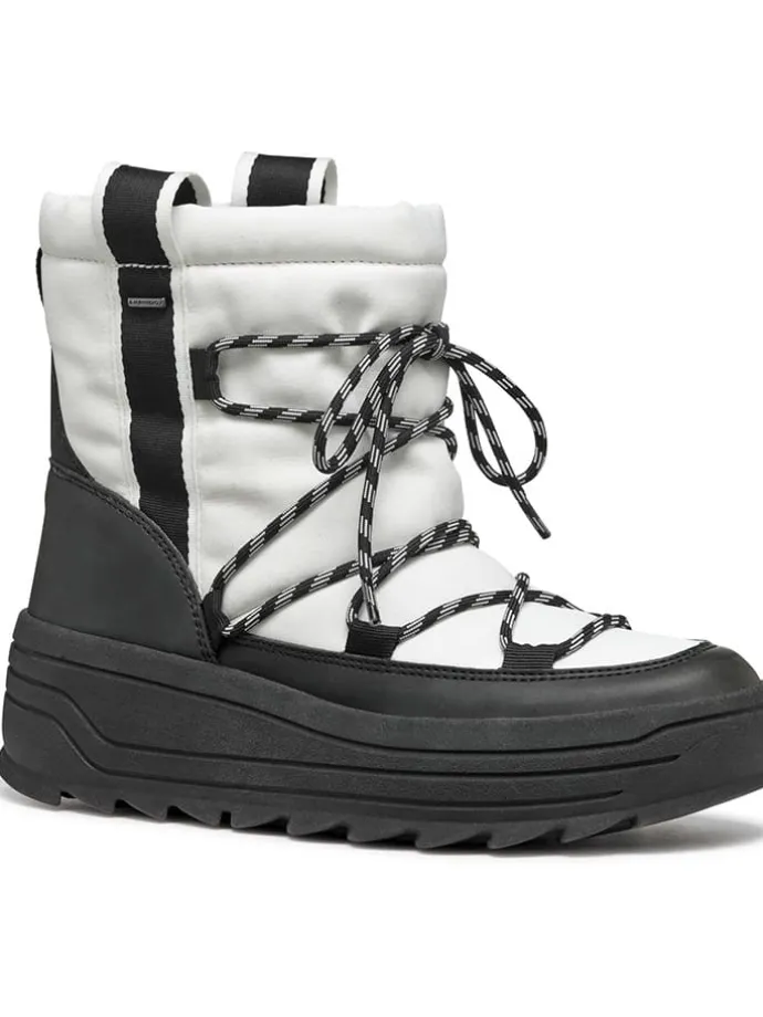 Winterstiefel "Milleiny" in Weiß/ Schwarz