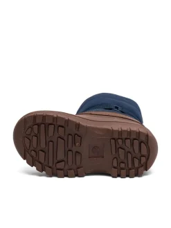 Winterstiefel ''Pacson'' in Hellbraun/ Dunkelblau