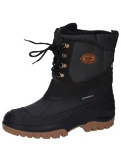 Winterstiefel Pilgrim gefüttert in schwarz/braun/oliv