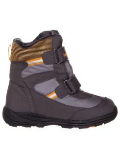 Winterstiefel "Triton" in Anthrazit/ Orange
