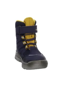 Winterstiefelette MARS in blau/gelb