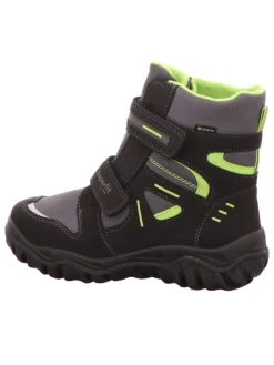 Winterstiefeletten HUSKY in schwarz/grün