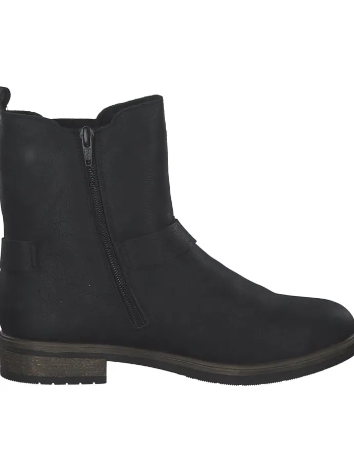 Winterstiefeletten in schwarz/schwarz