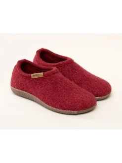 Wollfilz-Hausschuhe "Alpine Midcut RU" in Rot