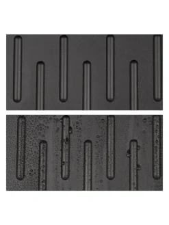 30x Schuhabtropfschale in Schwarz - (B)35 x (H)3 x (T)27 cm