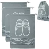 3x Schuhbeutel in GRAU