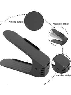 10x Schuhstapler in Schwarz