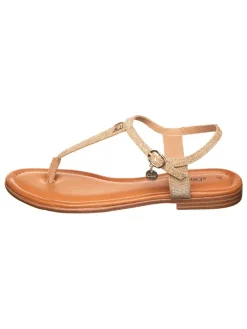 Zehensandalen in Gold