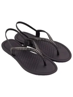 Zehensandalen "Todo Dia Brilha" in Schwarz