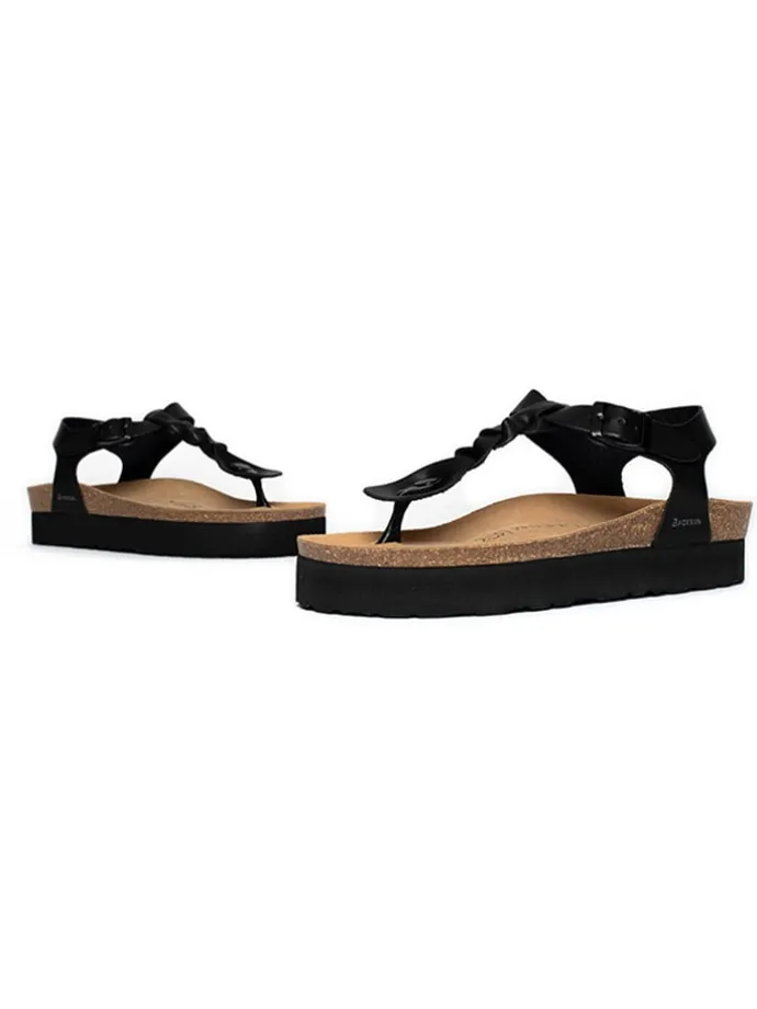 Zehentrenner "Ancone" in Schwarz