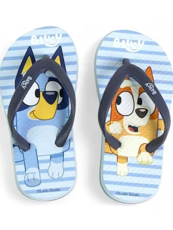 Zehentrenner Bluey & Bingo in Hellblau