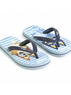 Zehentrenner Bluey & Bingo in Hellblau