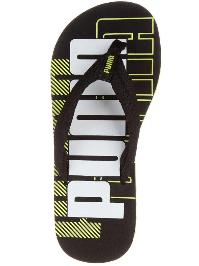 Zehentrenner "EPIC FLIP" in Grau/ Gelb