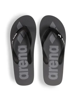 Zehentrenner in Anthrazit/ Schwarz