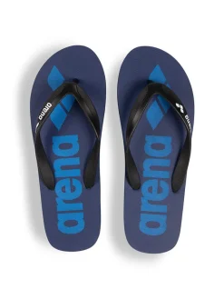 Zehentrenner in Blau/ Schwarz