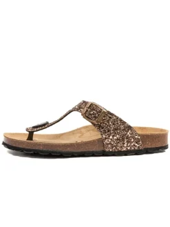 Zehentrenner in Braun