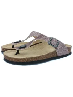 Zehentrenner in Bunt/ Rosa