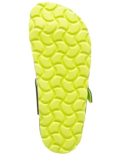 Zehentrenner in Dunkelblau/ Gelb