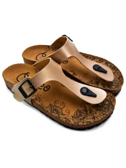 Zehentrenner in Gold