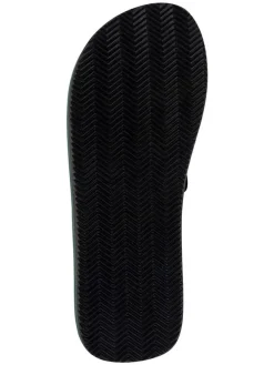 Zehentrenner in Khaki/ Schwarz