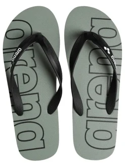 Zehentrenner in Mint/ Schwarz