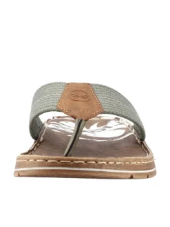 Zehentrenner in olive/mandel/moor