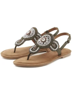 Zehentrenner in olivgrün