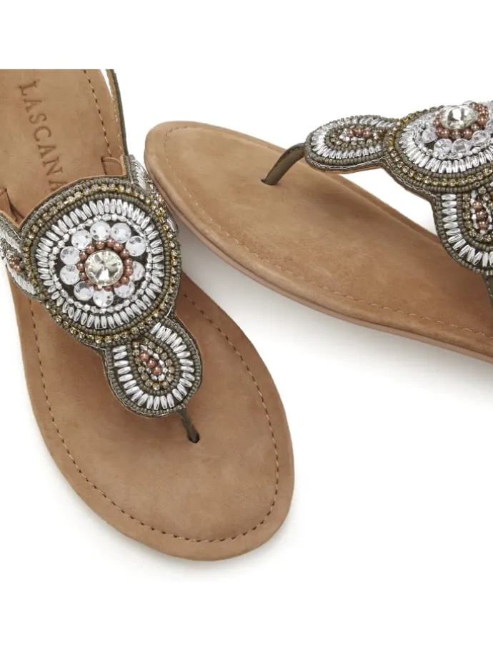 Zehentrenner in olivgrün