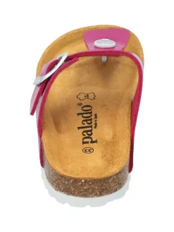 Zehentrenner in pink lack