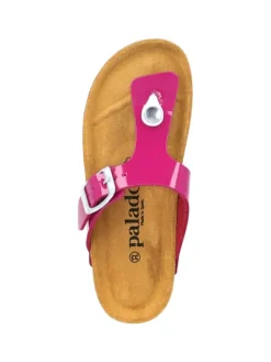 Zehentrenner in pink lack