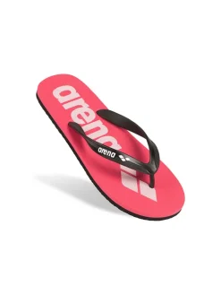 Zehentrenner in Pink/ Schwarz/ Weiß