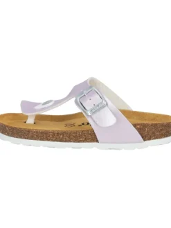 Zehentrenner in rosa metallic