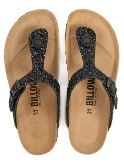 Zehentrenner in Schwarz