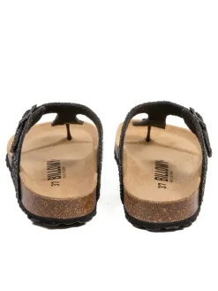 Zehentrenner in Schwarz